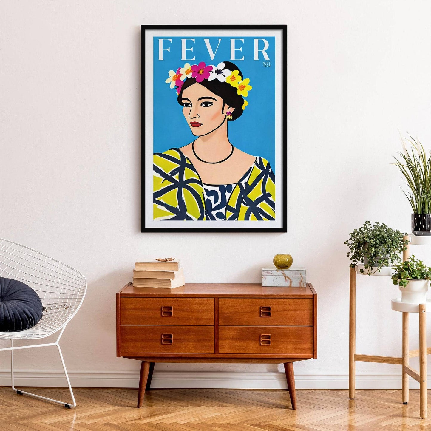 Fashion Magazine Blue Poster - HypeSheriff