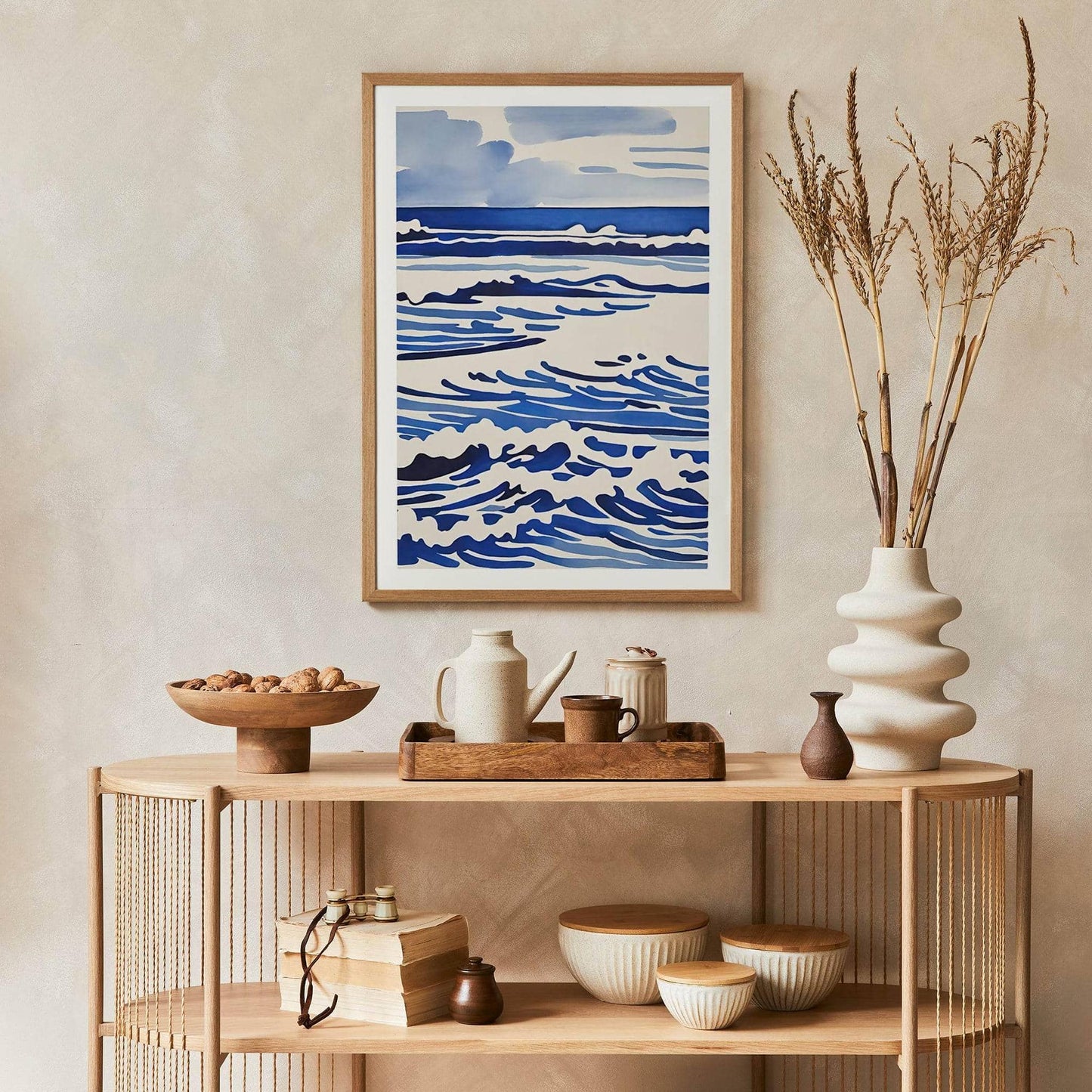 Blue Vacanza Italiana Poster - HypeSheriff