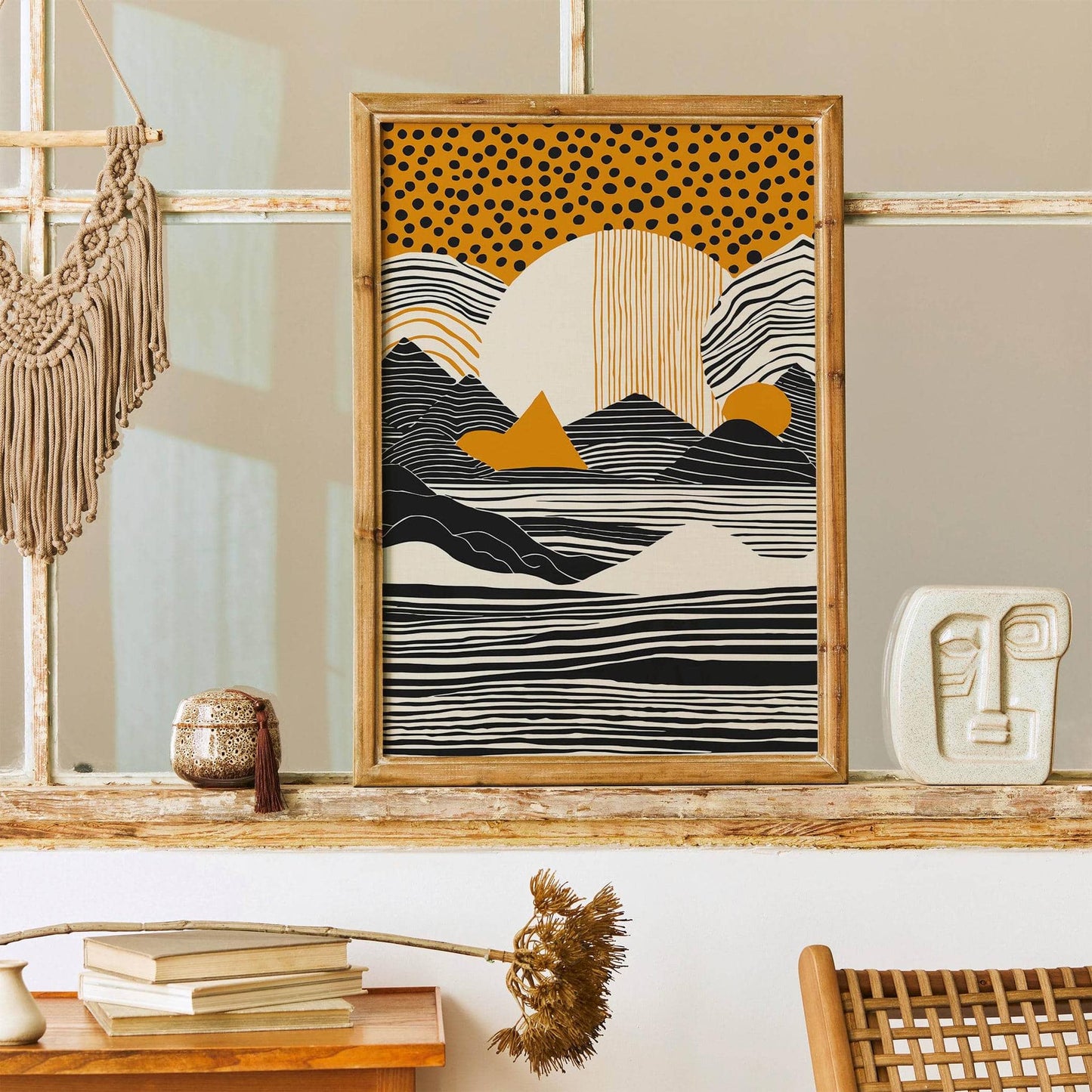 Abstract Sunset Poster - HypeSheriff