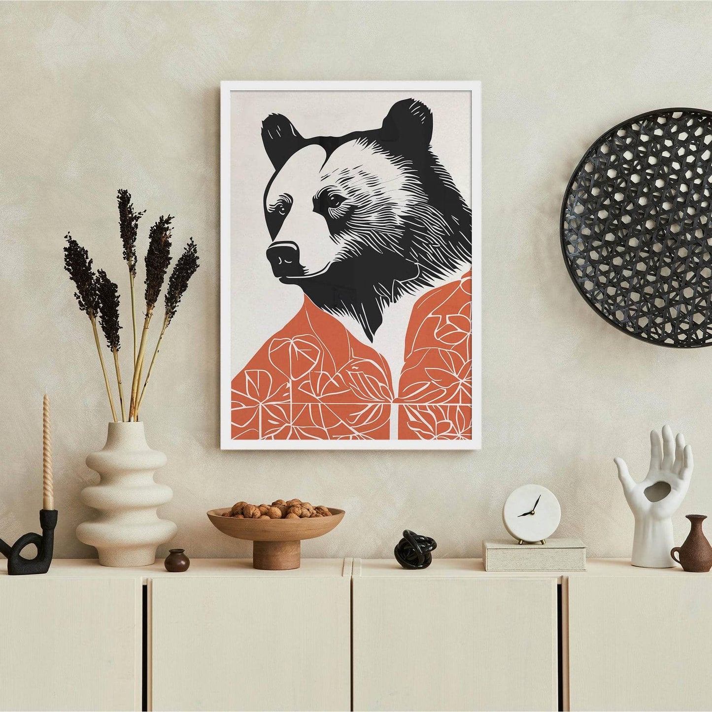 Hawaiian Bear Poster - HypeSheriff