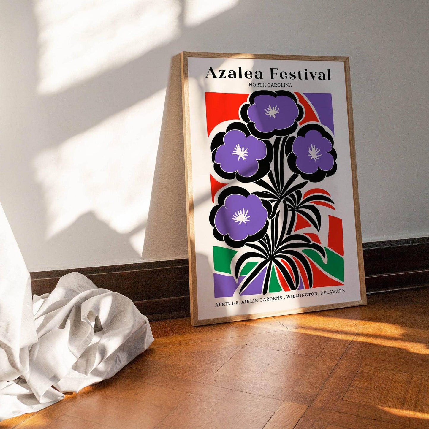 Azalea Flower Festival, North Carolina Poster - HypeSheriff