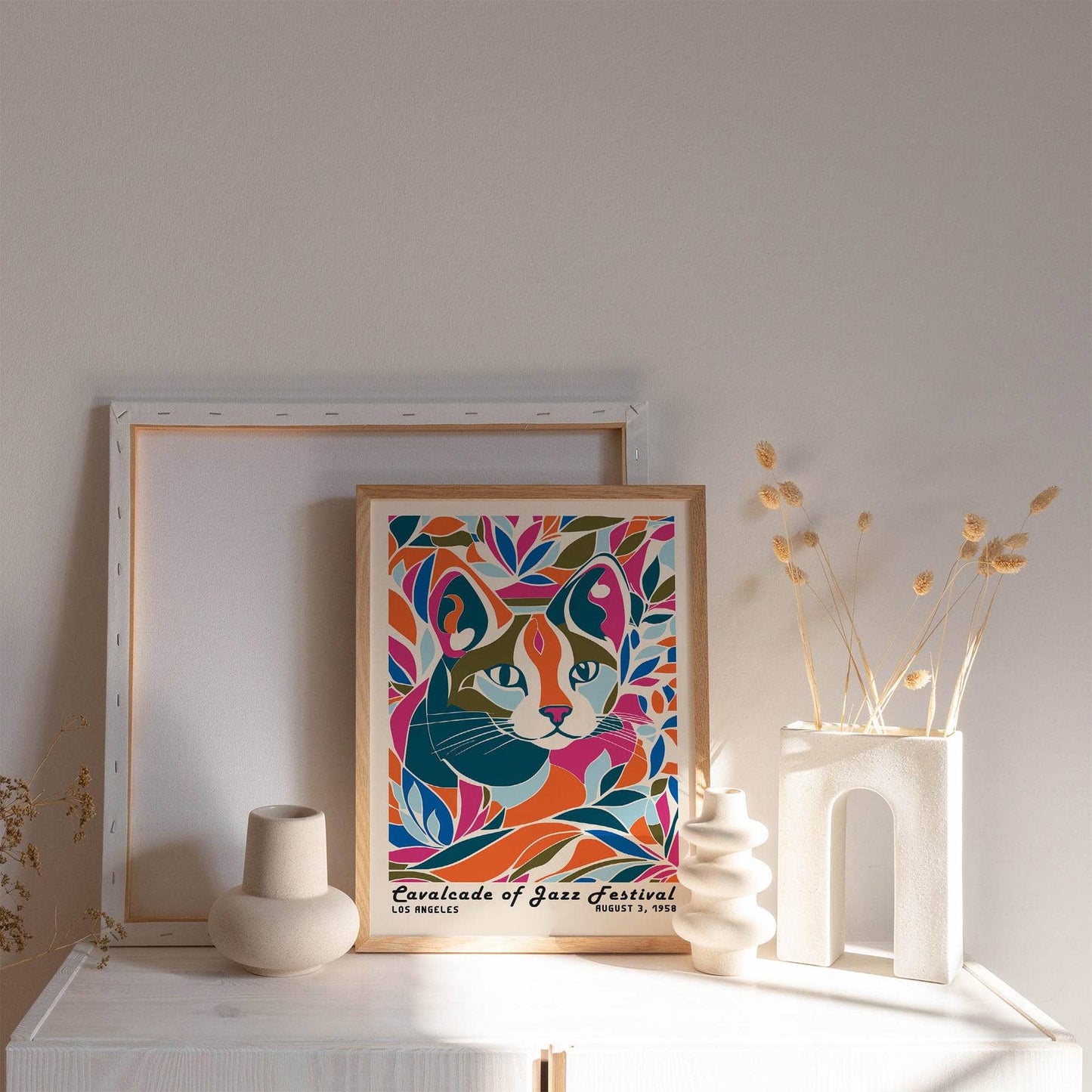 Cavalcade of Jazz Cat Poster - HypeSheriff