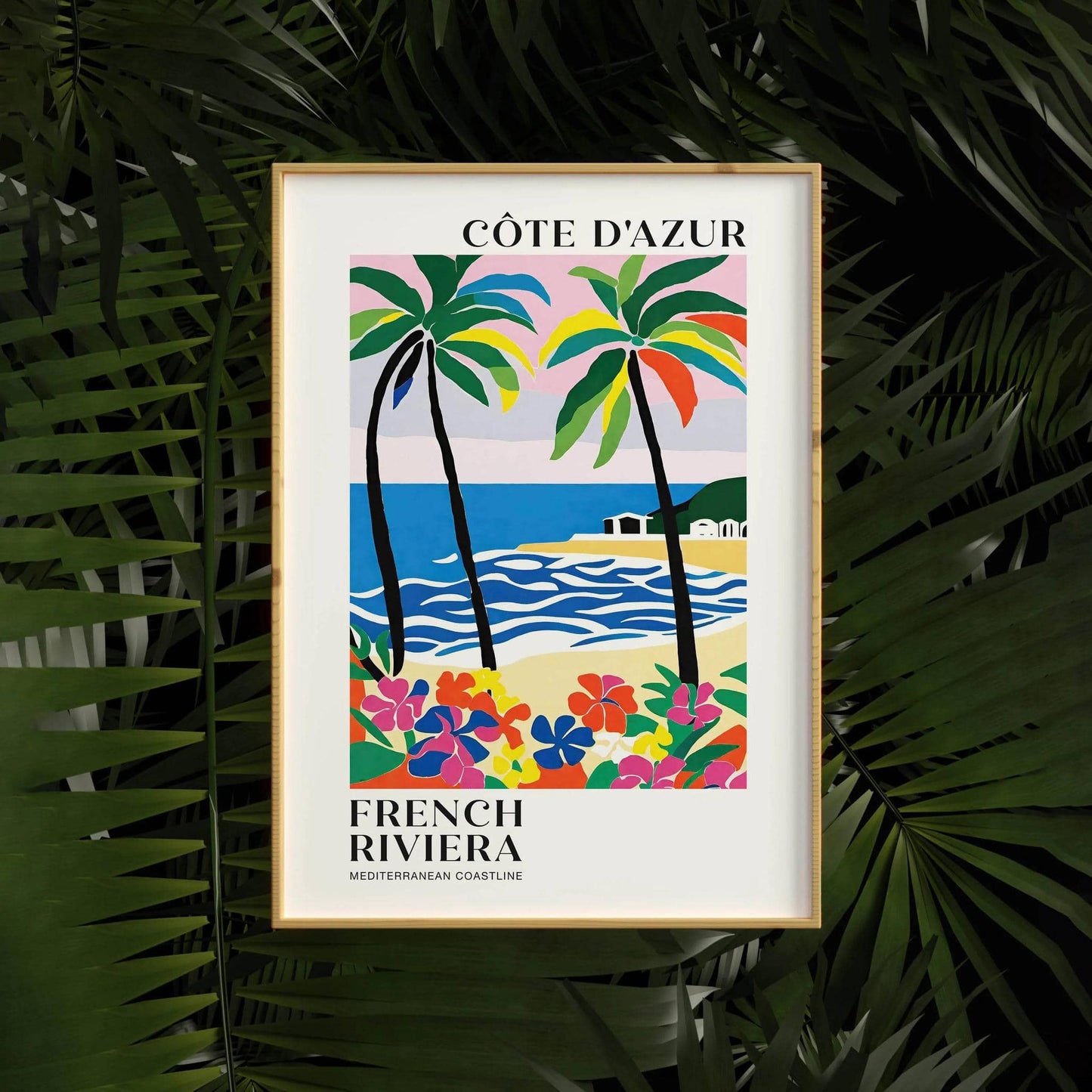 Cote d'Azur Retro Poster - HypeSheriff
