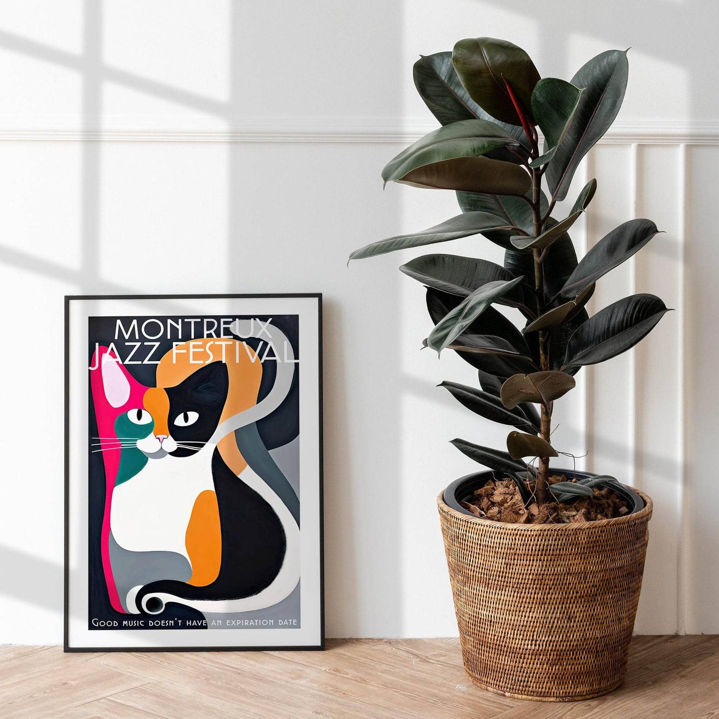 Montreux Cat Jazz Festival Poster - HypeSheriff