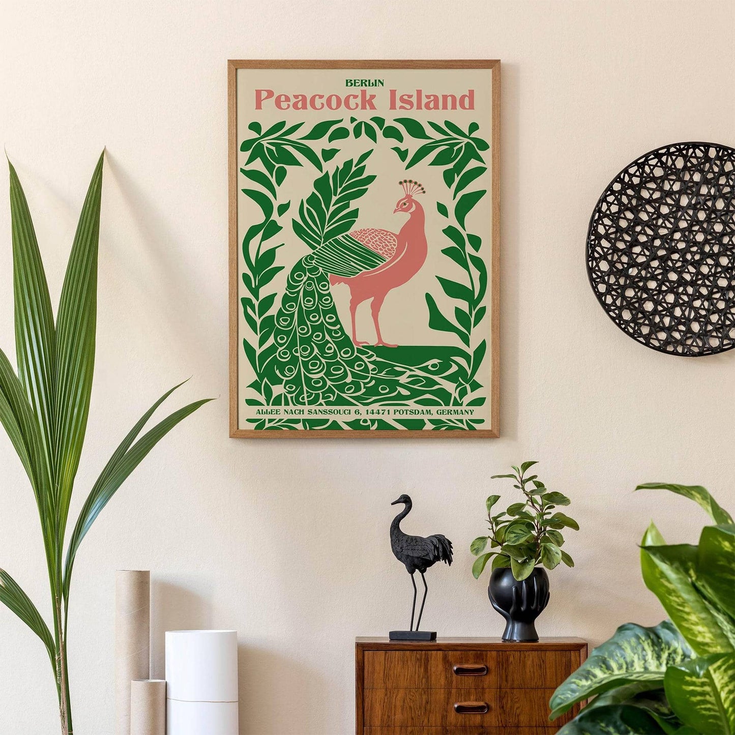 Peacock Island Berlin Poster - HypeSheriff