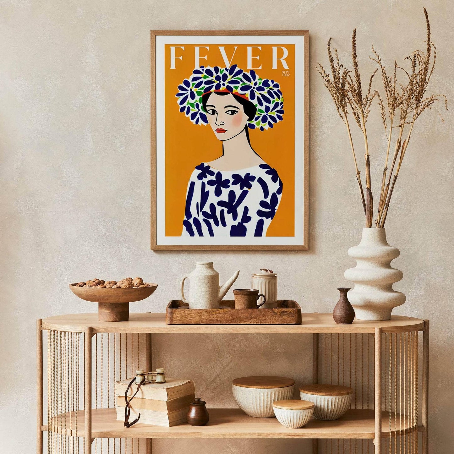 Fever Magazine Yellow Poster - HypeSheriff