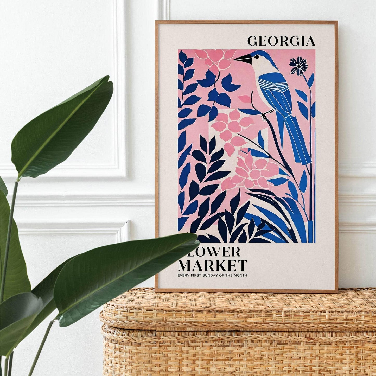 Georgia Flower Market Poster - HypeSheriff