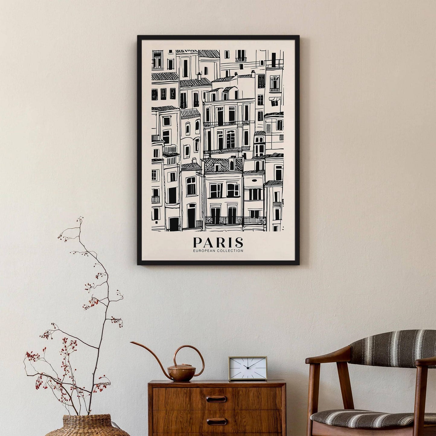 Paris Architecture Poster