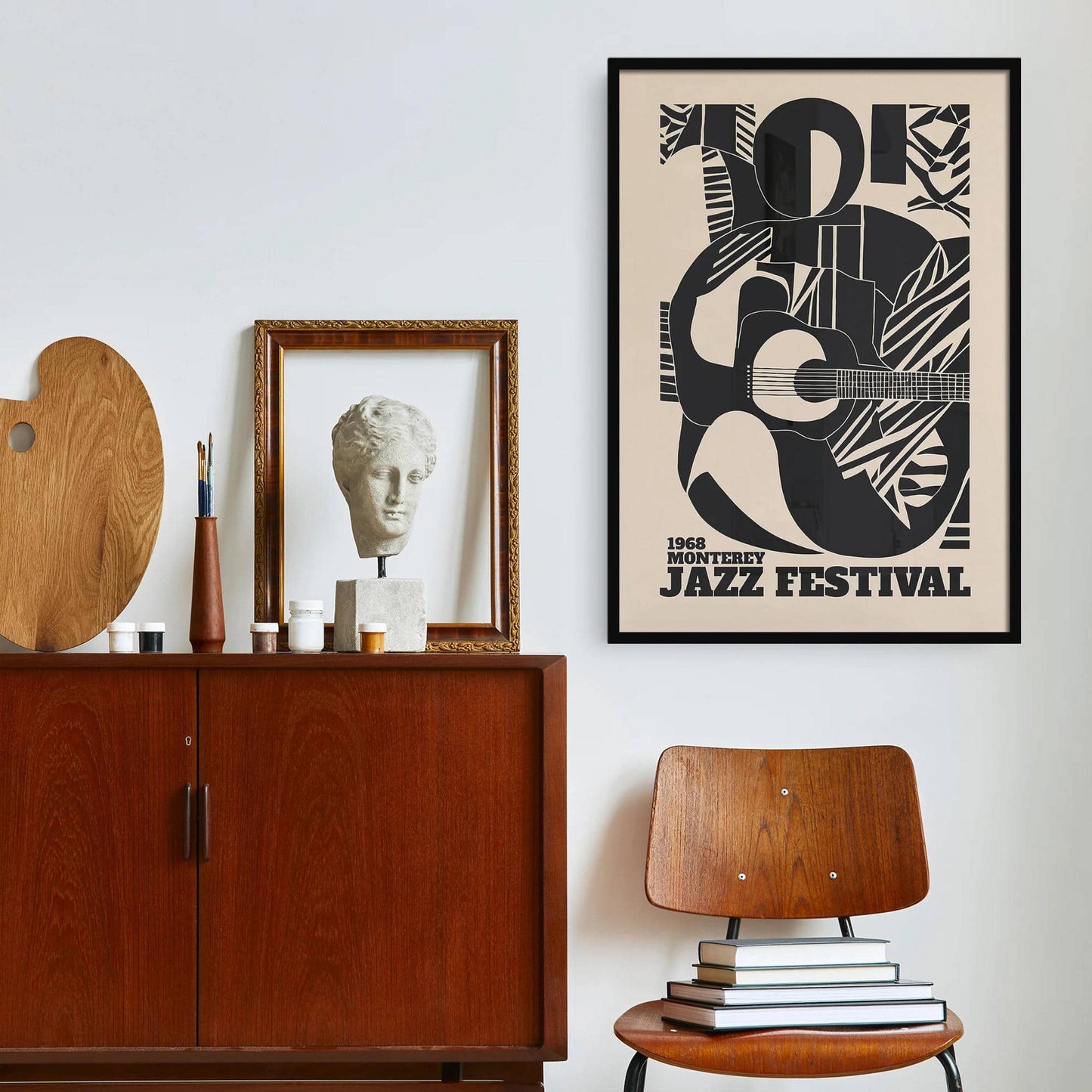 Jazz Festival in Monterey Retro Wall Art - HypeSheriff