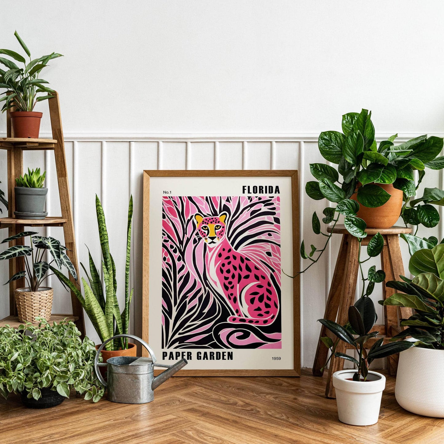 Florida Paper Garden Poster - HypeSheriff