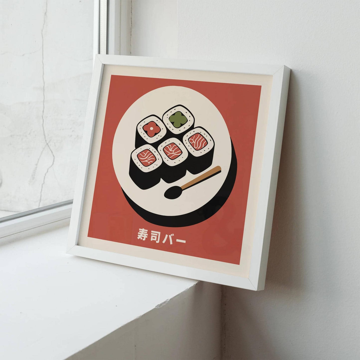 Minimalist Asian Food Sushi Art Print - HypeSheriff