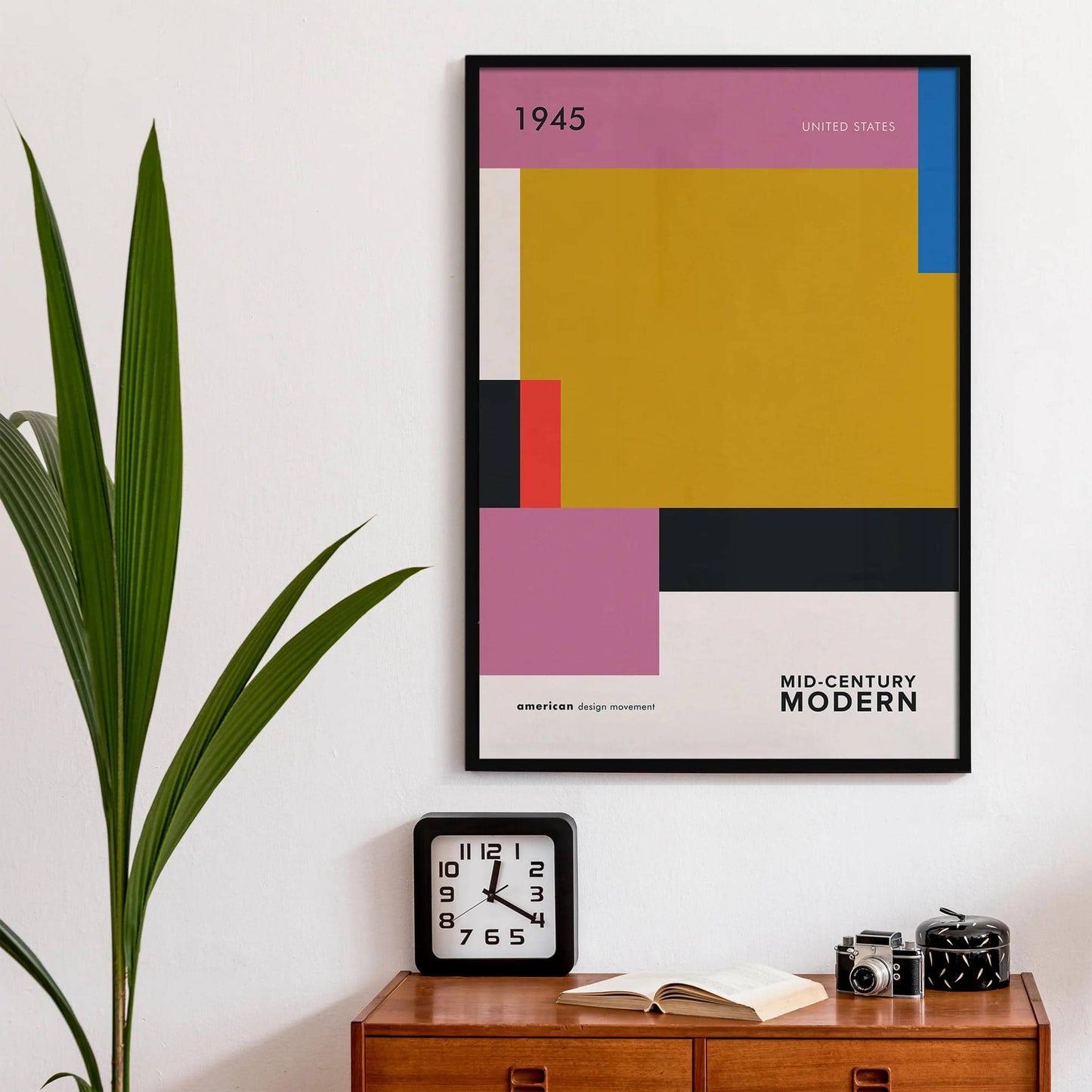 Mid Century Modern Wall Art Print - HypeSheriff