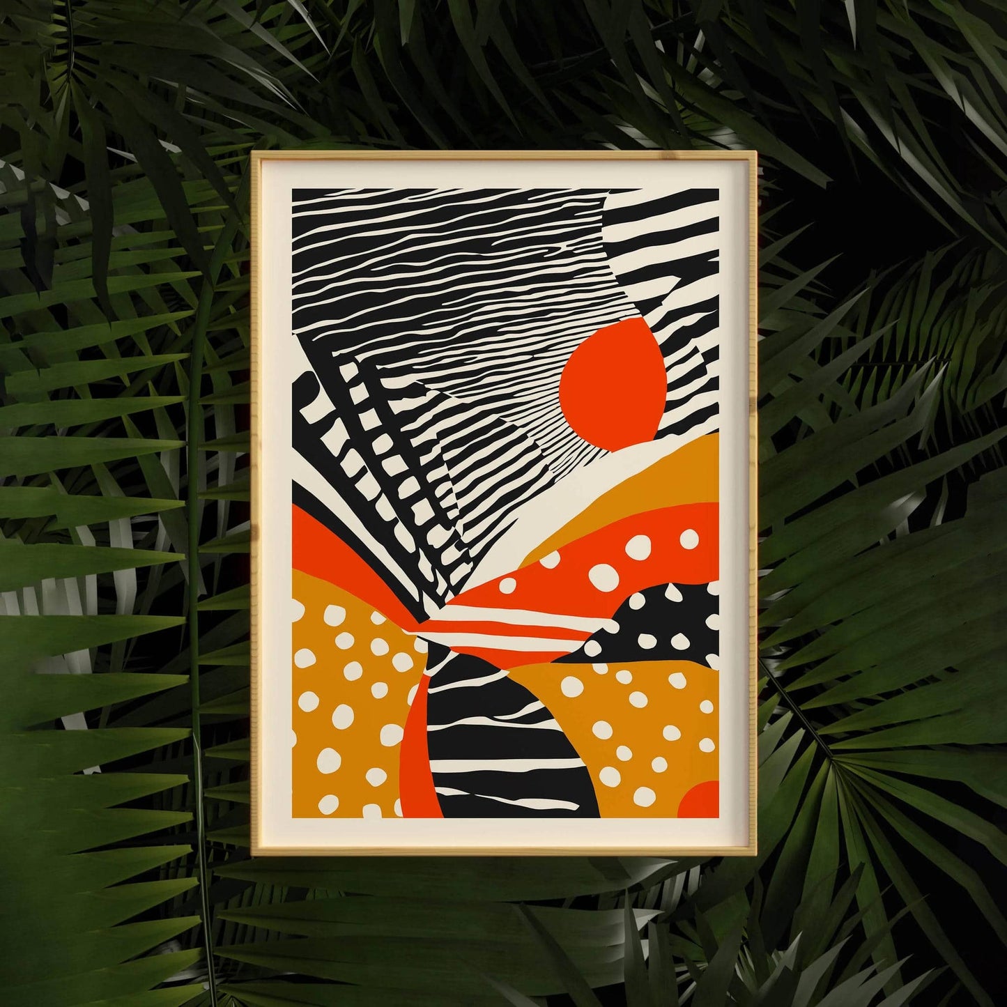 Mid Century Modern Abstract Poster - HypeSheriff