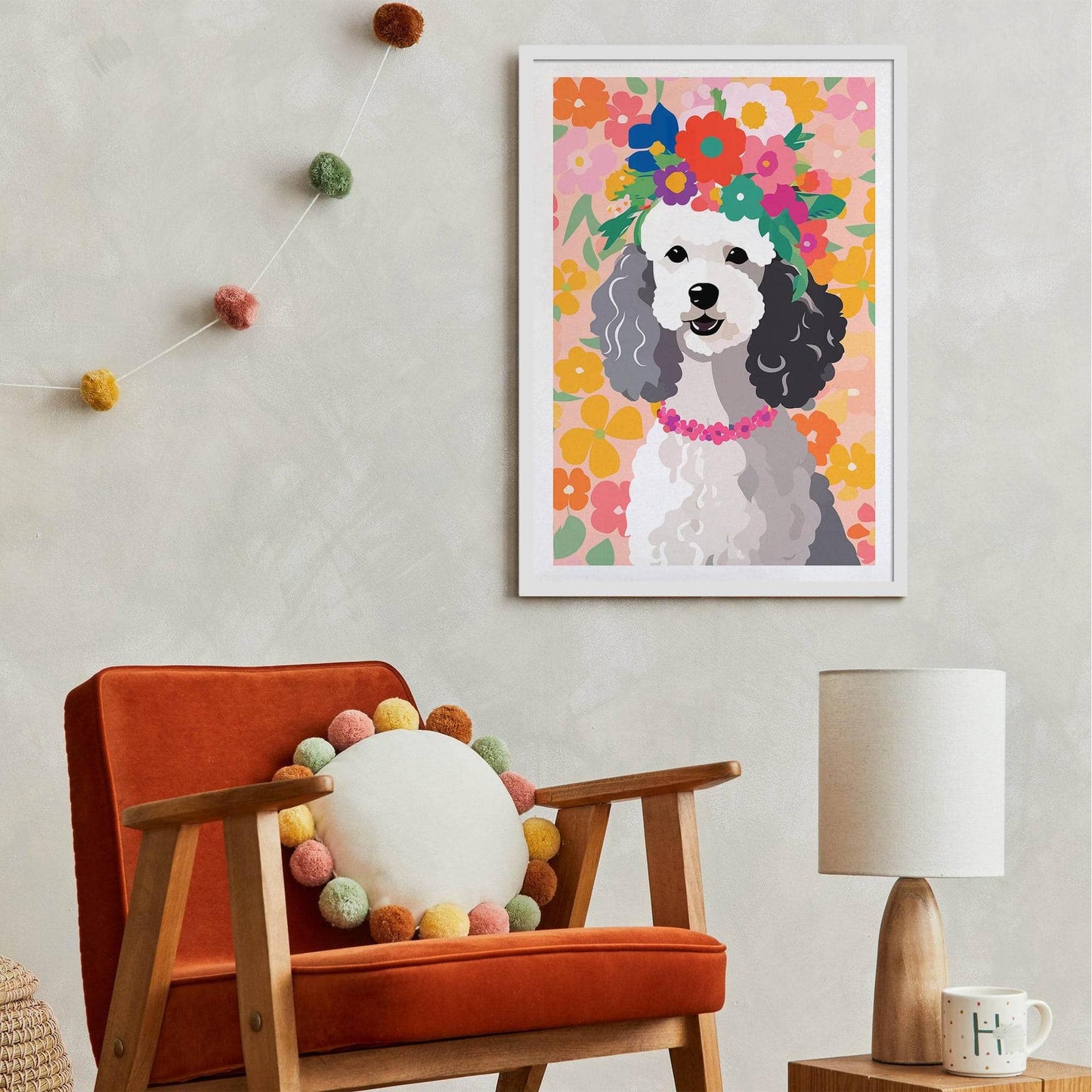 Cute Dog Nursery Poster - HypeSheriff