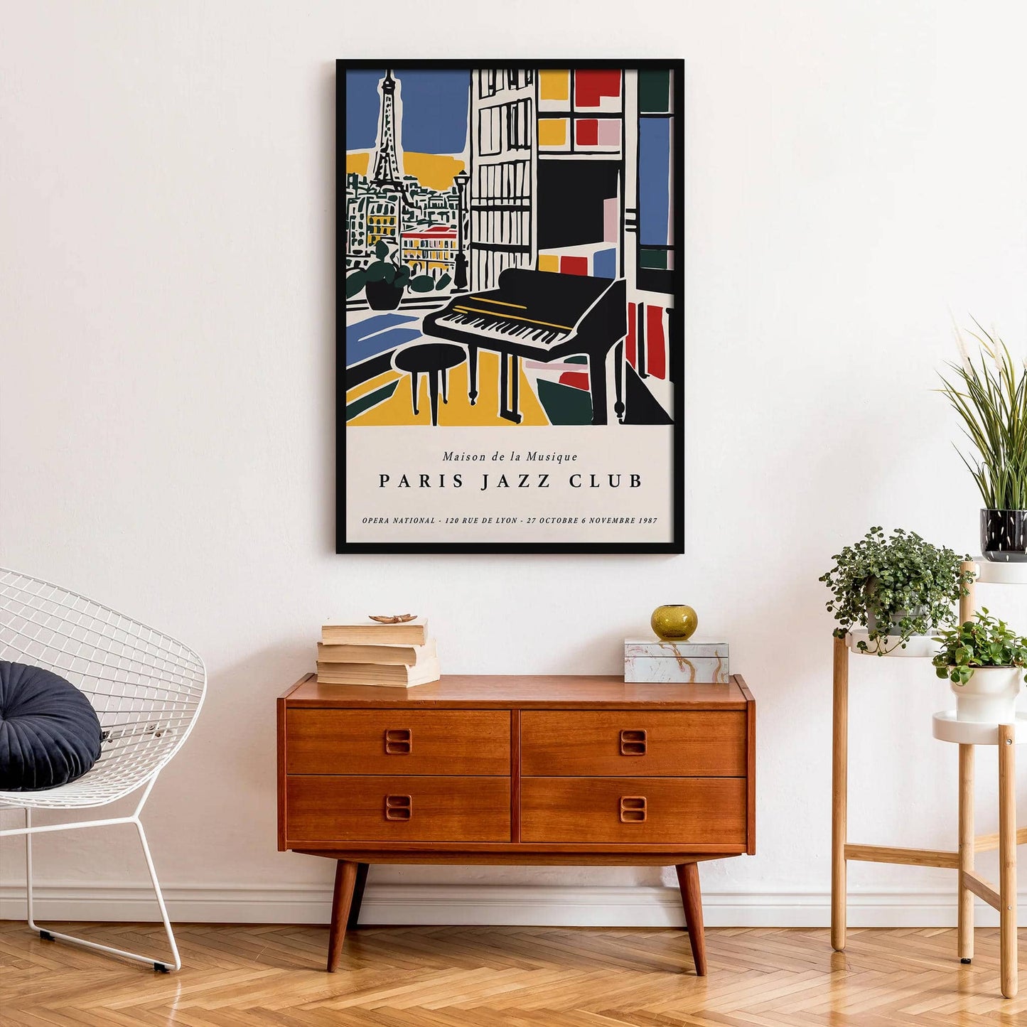 Paris Jazz Club Music Poster - HypeSheriff