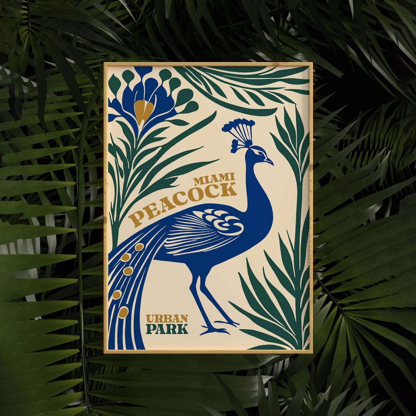 Peacock Florida Poster - HypeSheriff