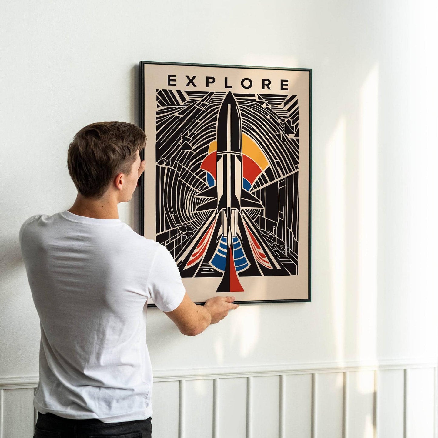 Explore Space Poster - HypeSheriff