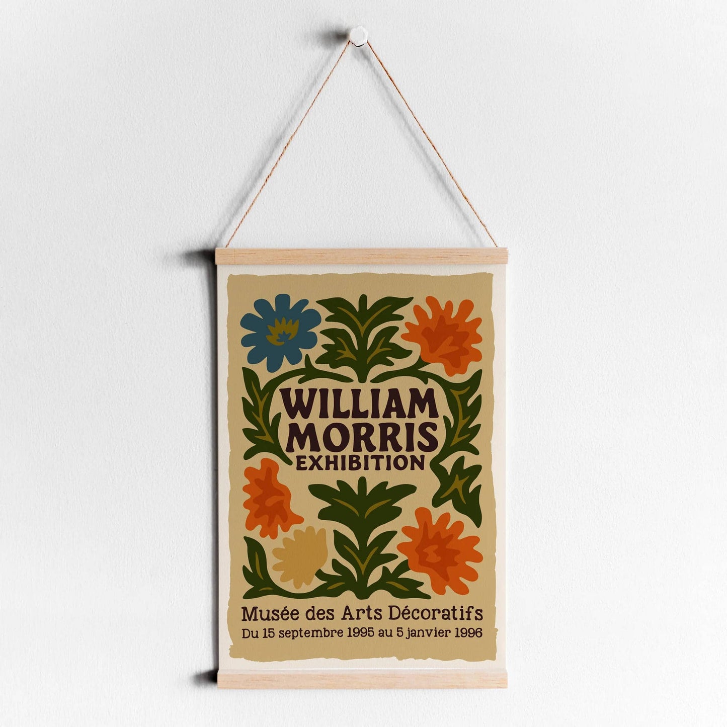 Morris Peacocks V&A Exhibition Poster