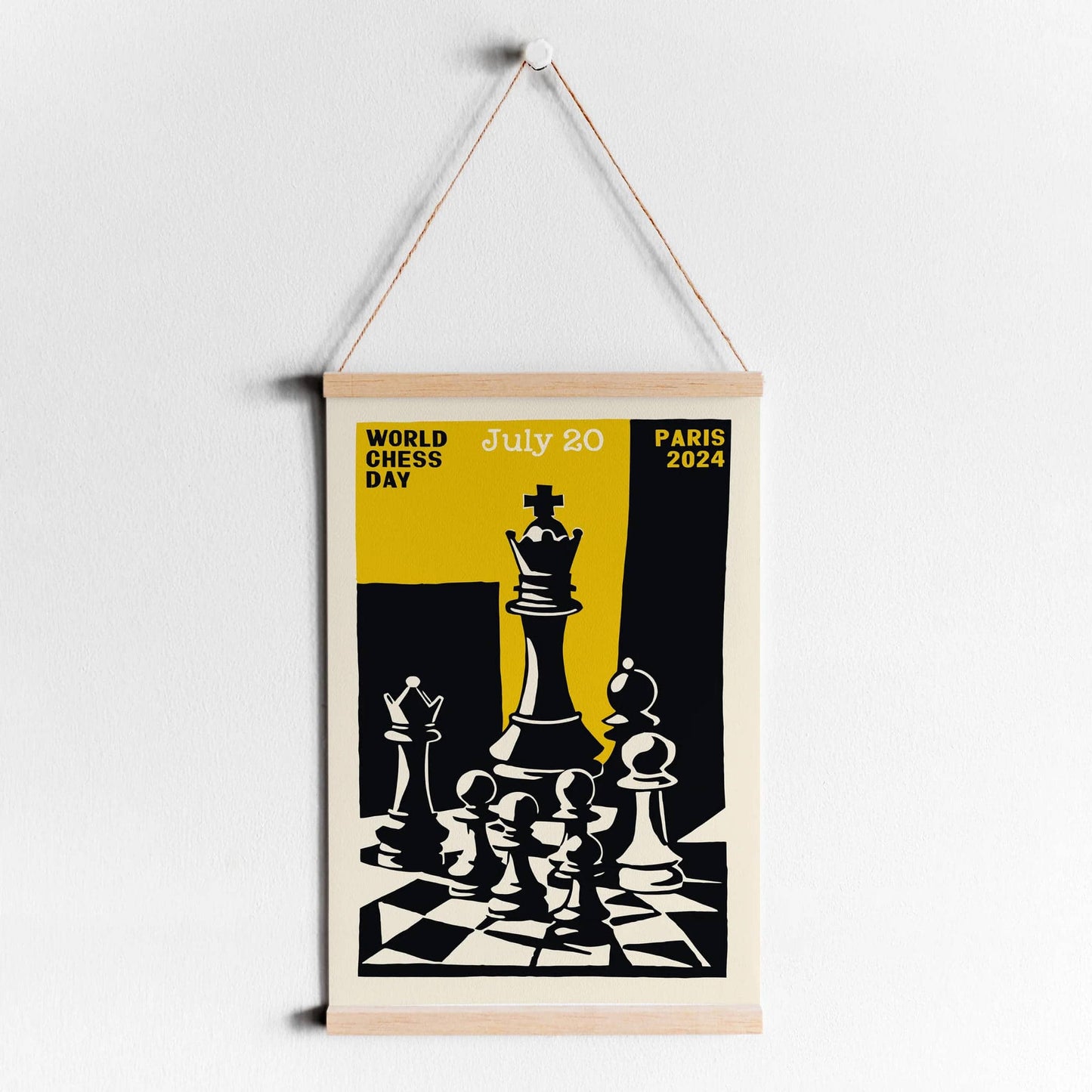 World Chess Day Paris 2024 Poster