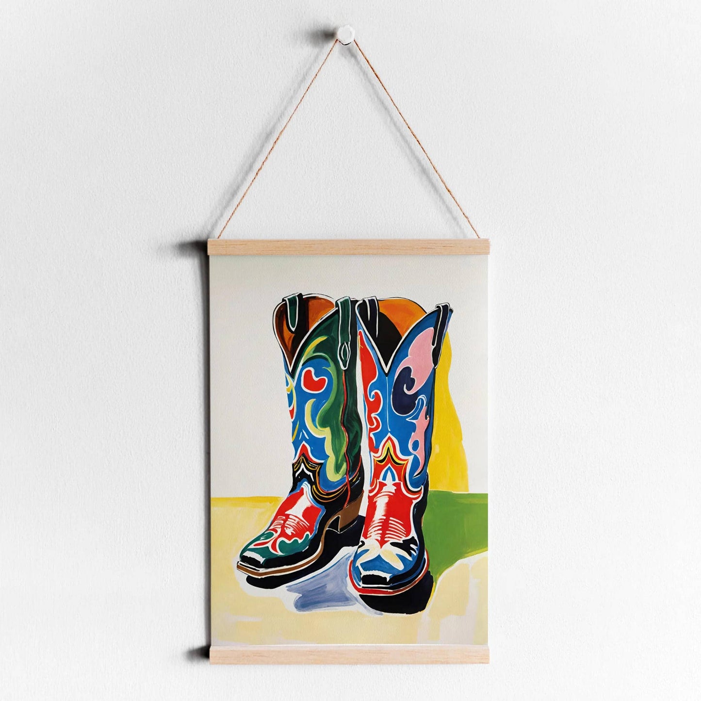 Pop Art Cowboy Boots