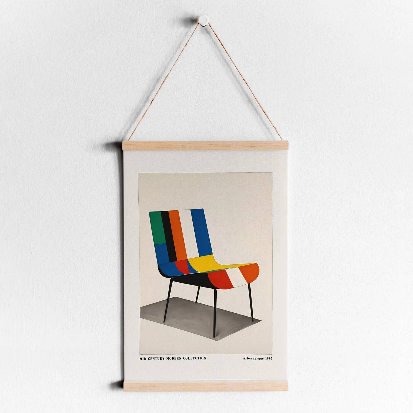 Mid-Century Modern Chair Art Print