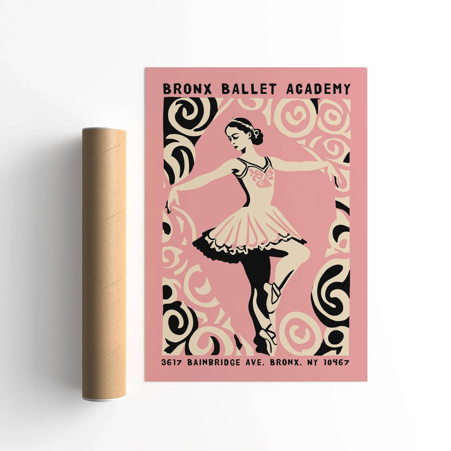 Vintage Bronx Ballet Academy Poster