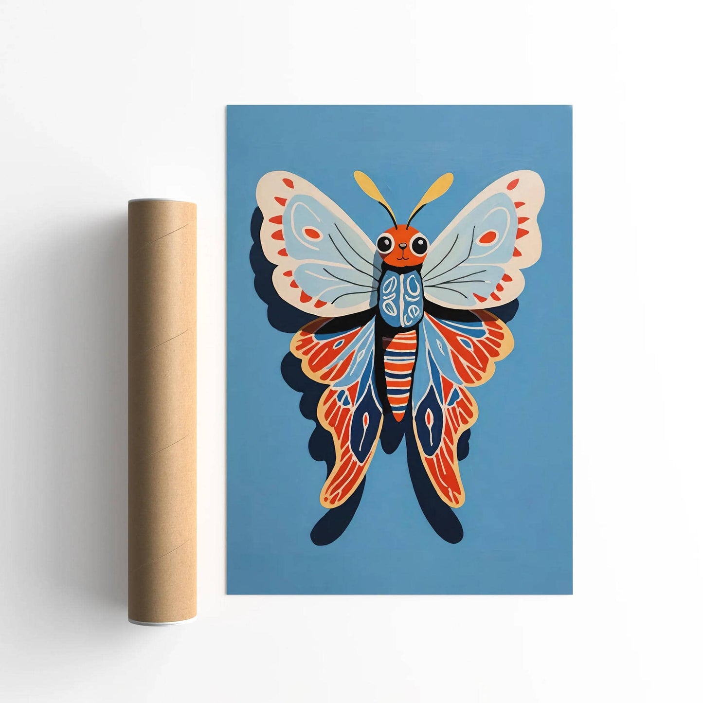 Whimsical Butterfly Art Poster