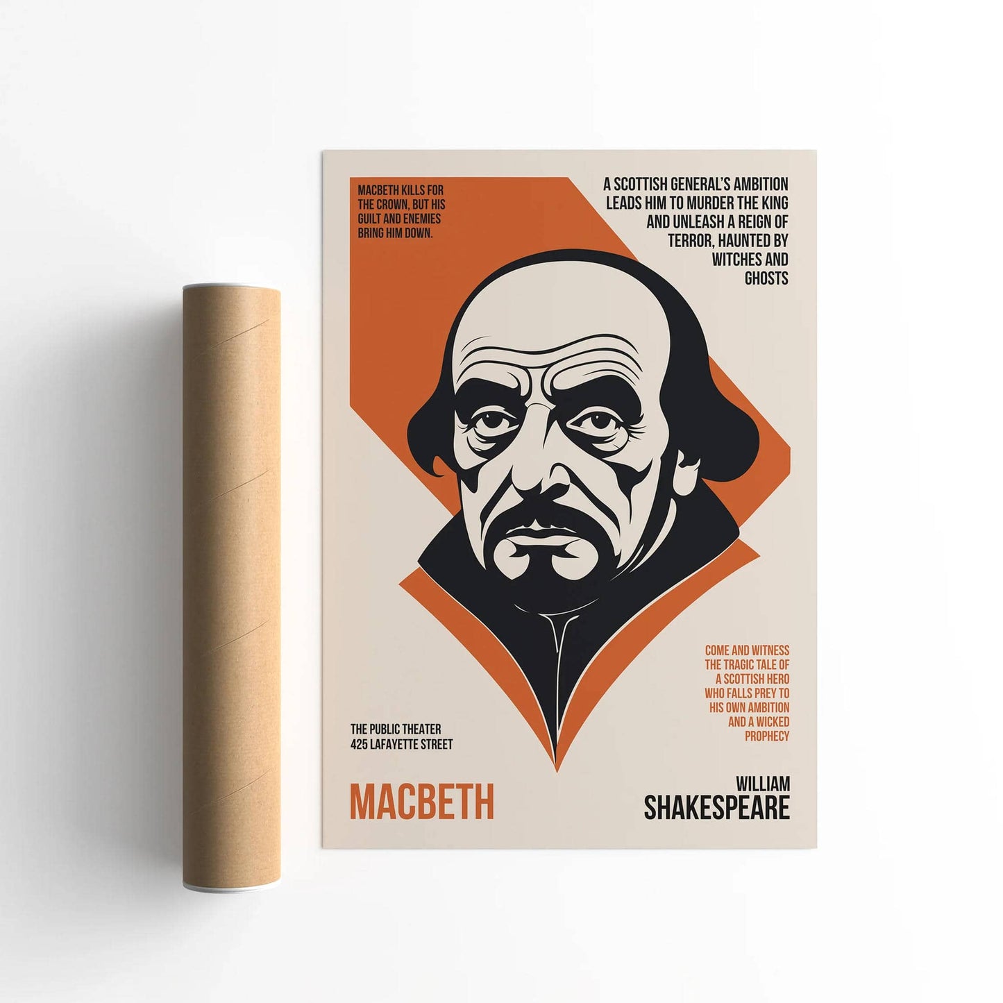 Macbeth Shakespeare Theater Poster