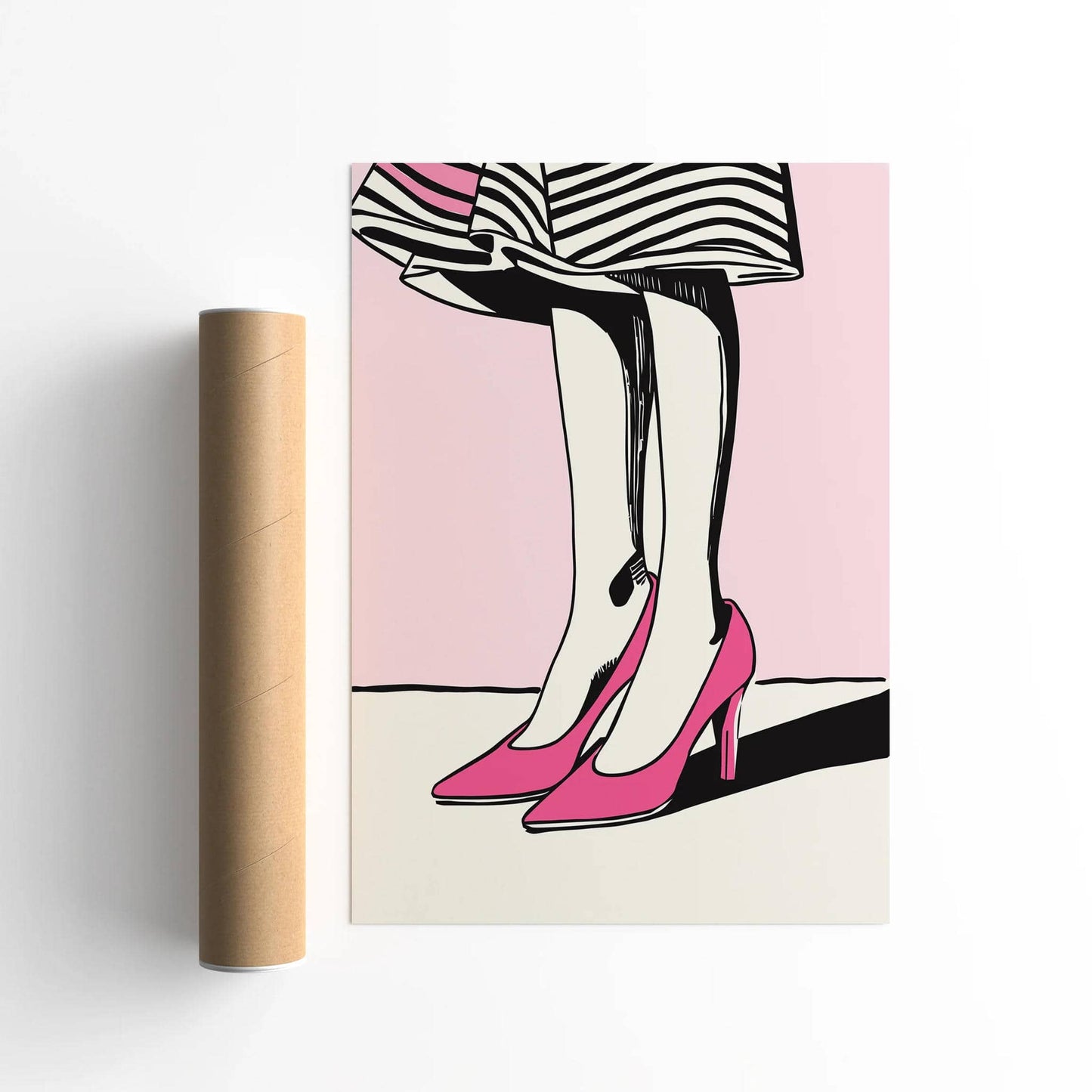 Bold High Heels Wall Art Print - HypeSheriff