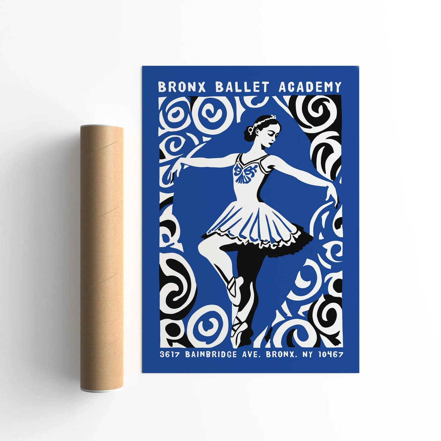 Vintage Bronx Ballet Academy Poster