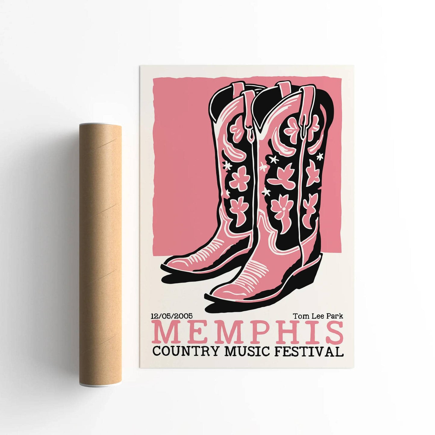 Memphis Country Music Festival Poster