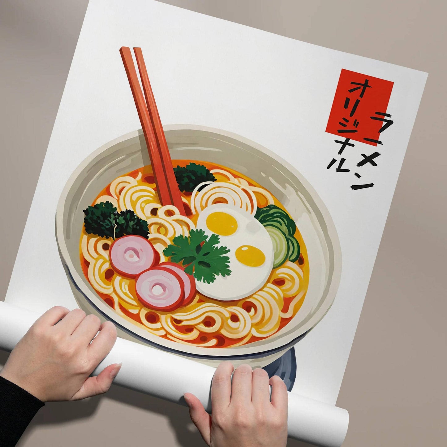 Original Japanese Ramen Noodles Poster