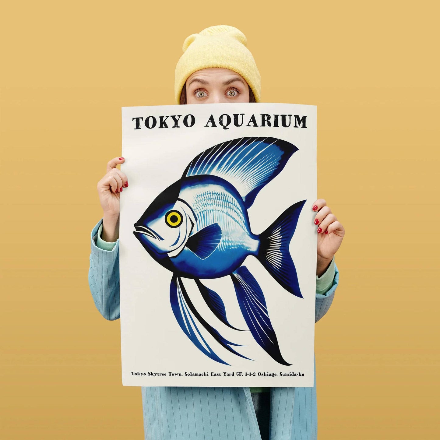 Tokyo Aquarium Vintage Fish Poster
