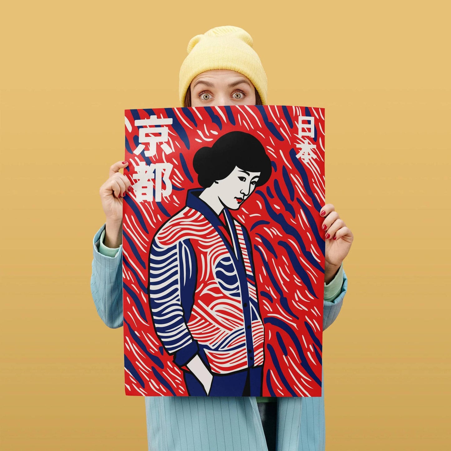 Retro Japanese Travel Poster - Kyoto Japan - HypeSheriff