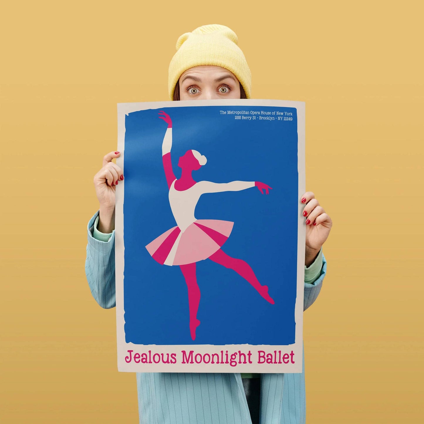 Brooklyn Ballet Advertising Poster Print - HypeSheriff