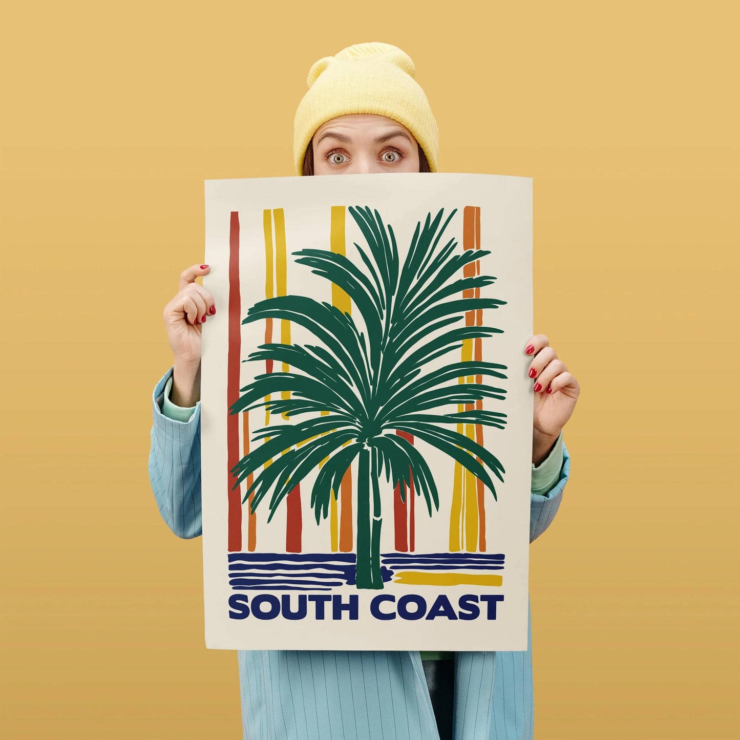 South Coast Palm Tree Landscape Art