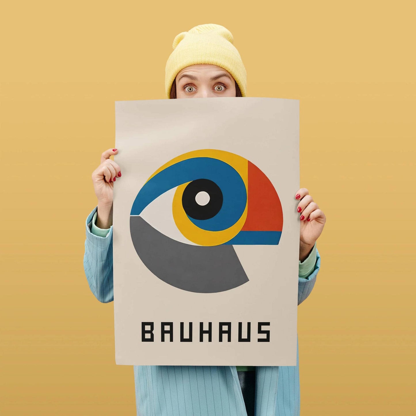 Bauhaus Minimalist Eye Poster - HypeSheriff