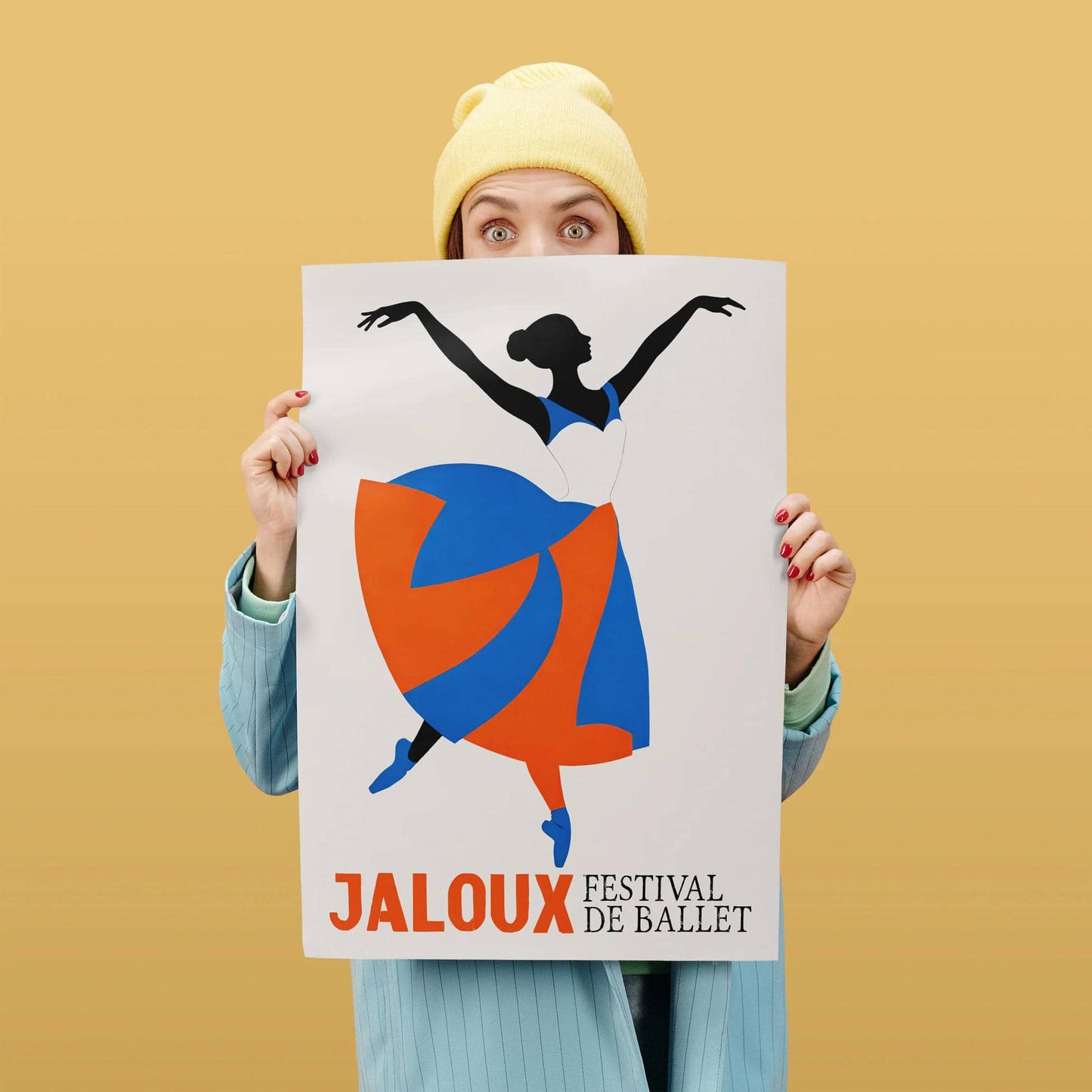 Retro French Ballet Art Print - HypeSheriff