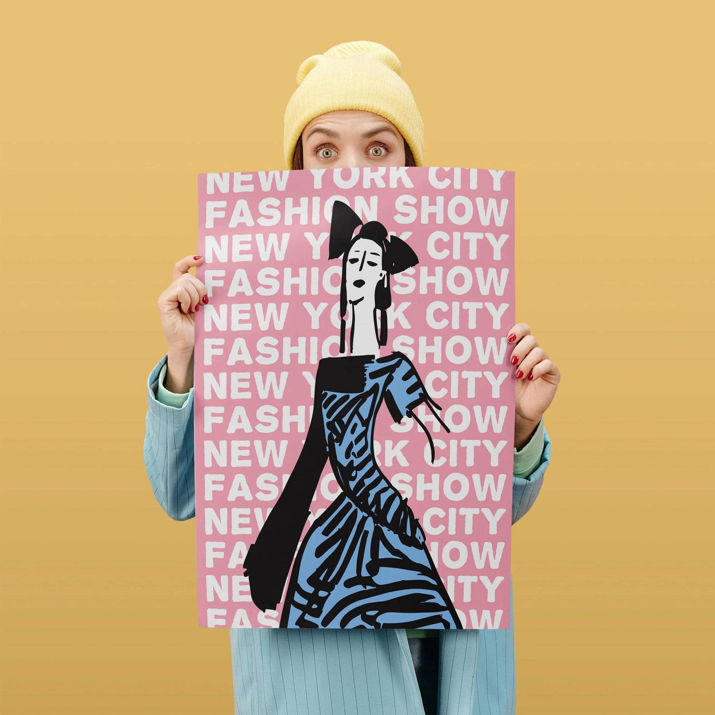 NYC Fashion Show Vintage Poster - HypeSheriff