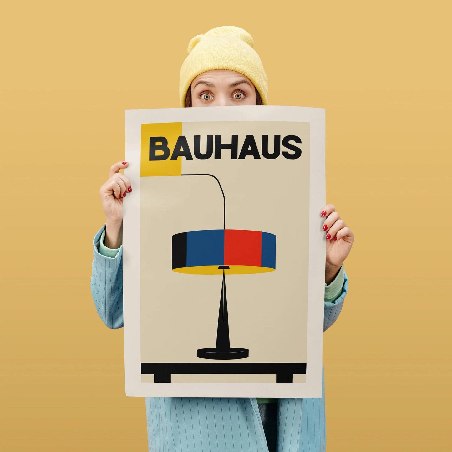 Bauhaus Lamp Minimalist Print - HypeSheriff