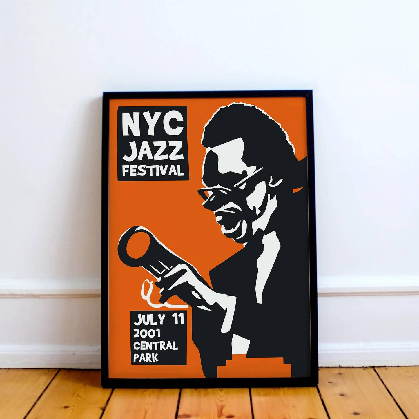 NYC Jazz Festival Retro Print - HypeSheriff