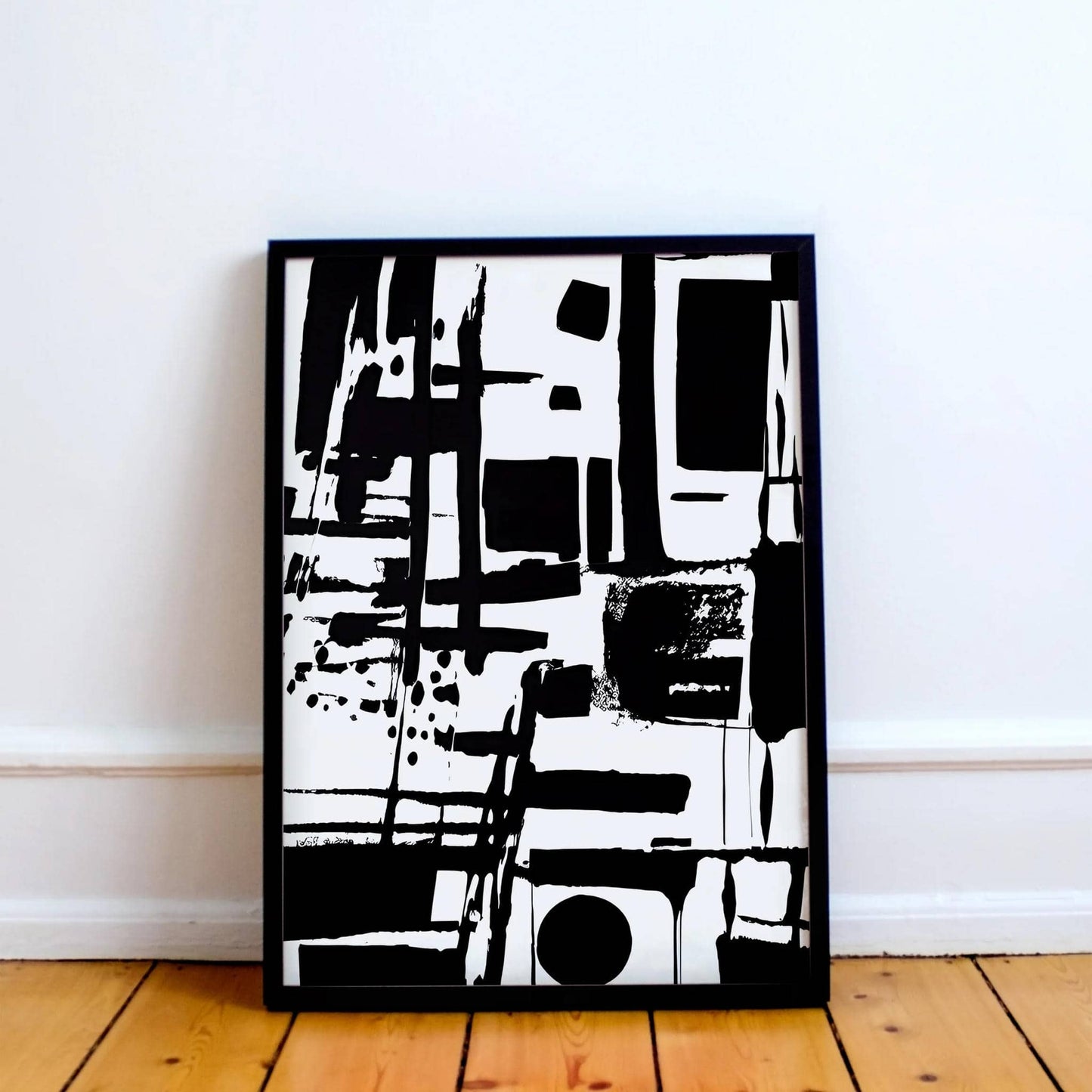 Abstract Shapes Composition Art Print 2 - HypeSheriff