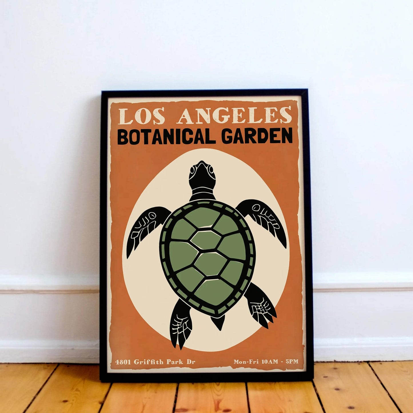 Los Angeles Botanical Garden Retro Poster - HypeSheriff