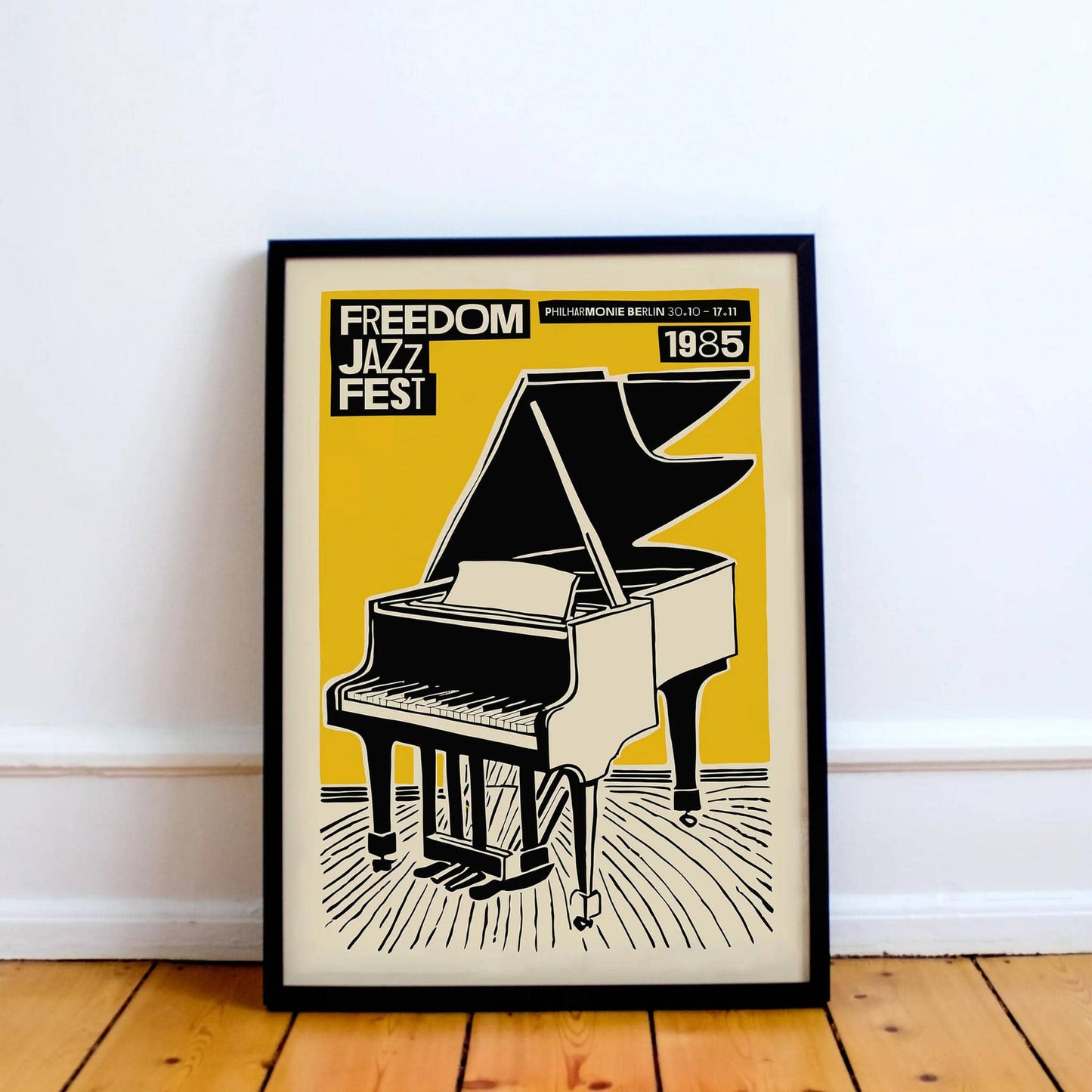 Freedom Jazz Fest 1985 Poster - HypeSheriff