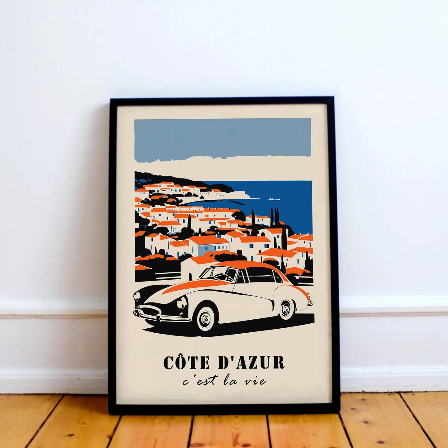 Cote d'Azur C'est la Vie Poster - HypeSheriff