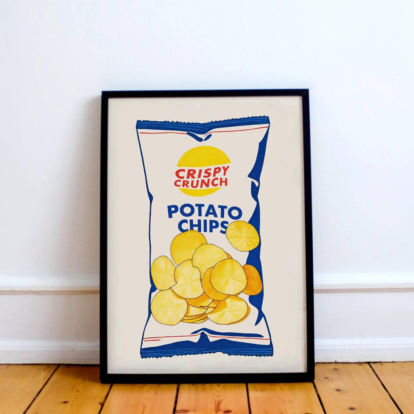 Potato Chips Retro Pop-Art Poster - HypeSheriff