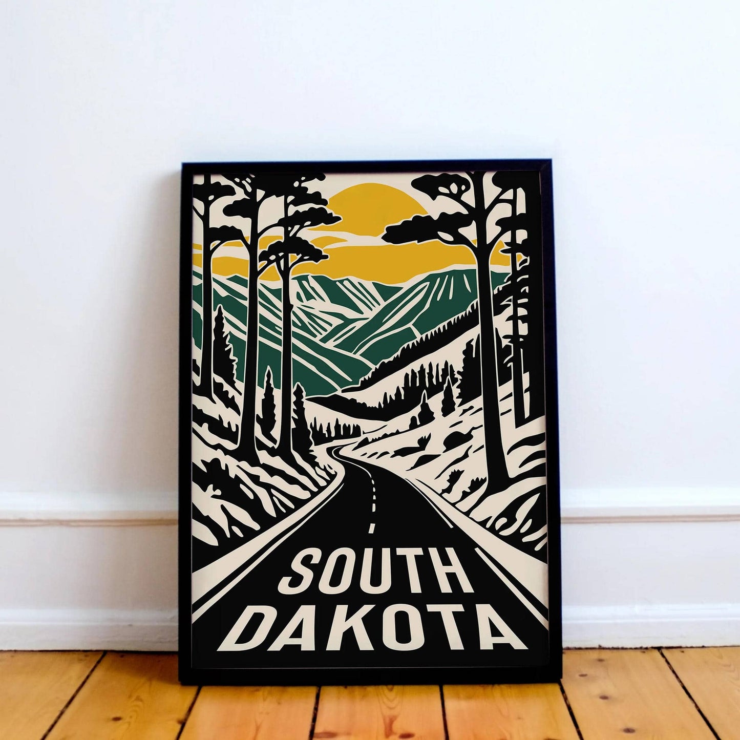South Dakota Road Trip Poster - HypeSheriff