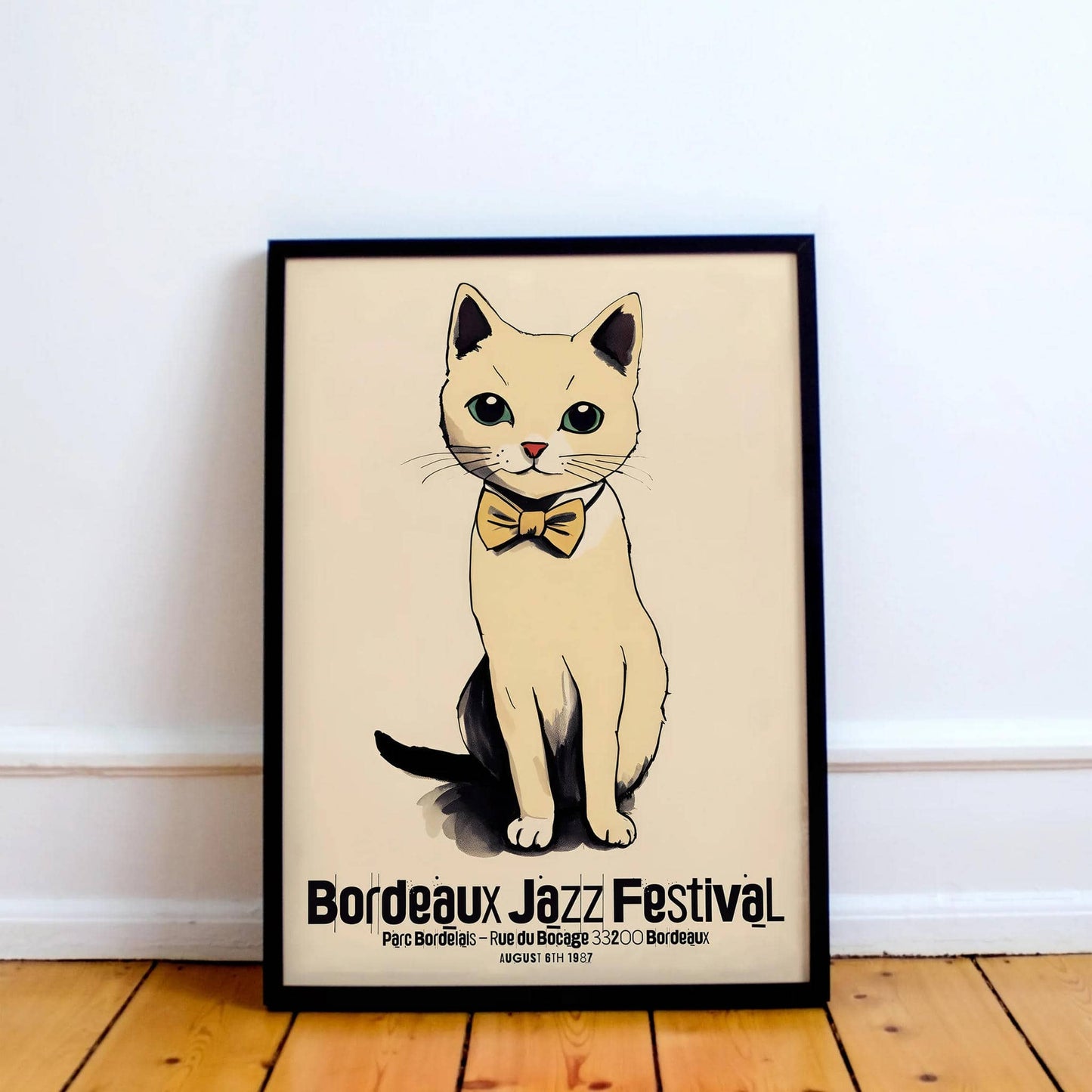 Bordeaux Jazz Festival Poster - HypeSheriff