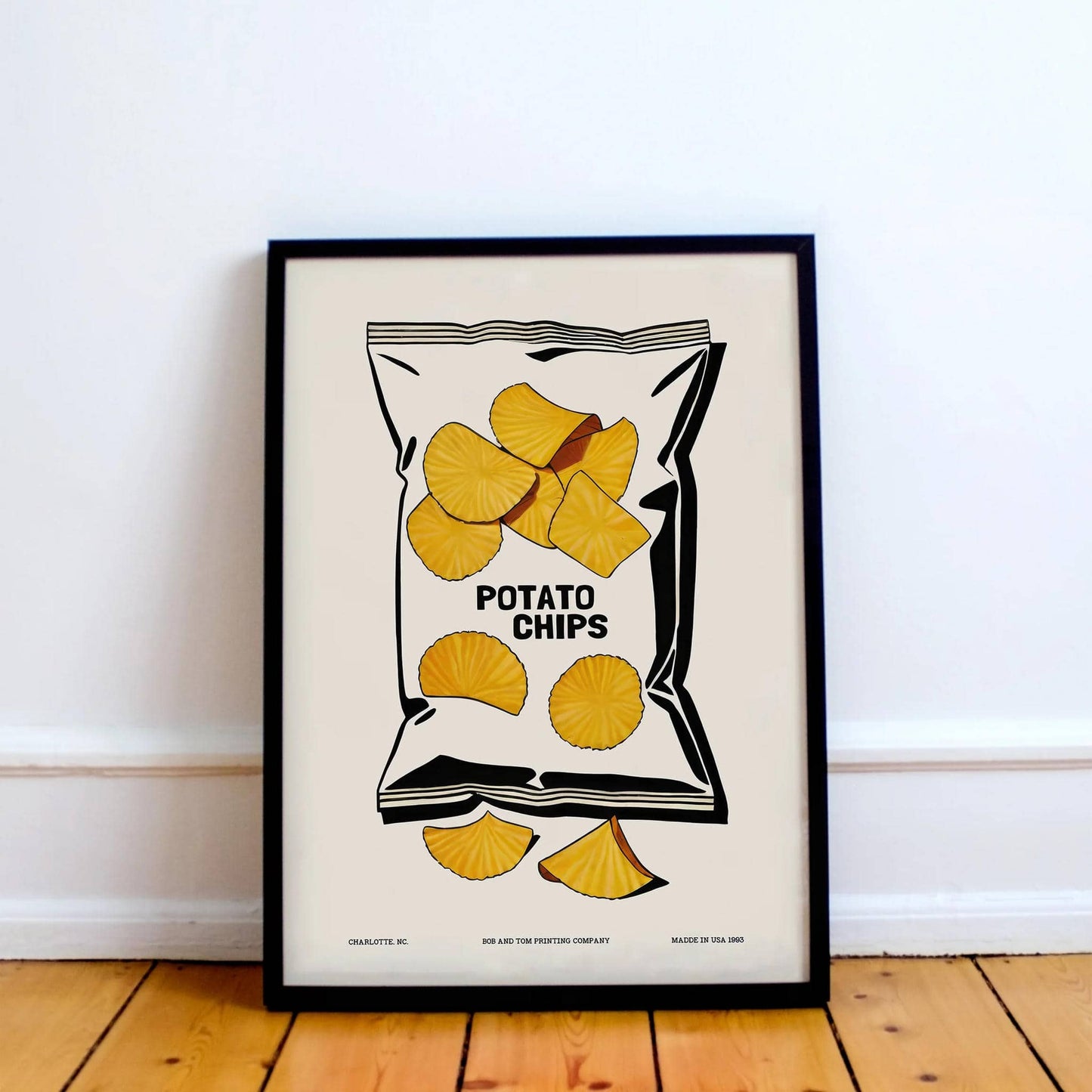 Potato Chips Retro Poster Print - HypeSheriff