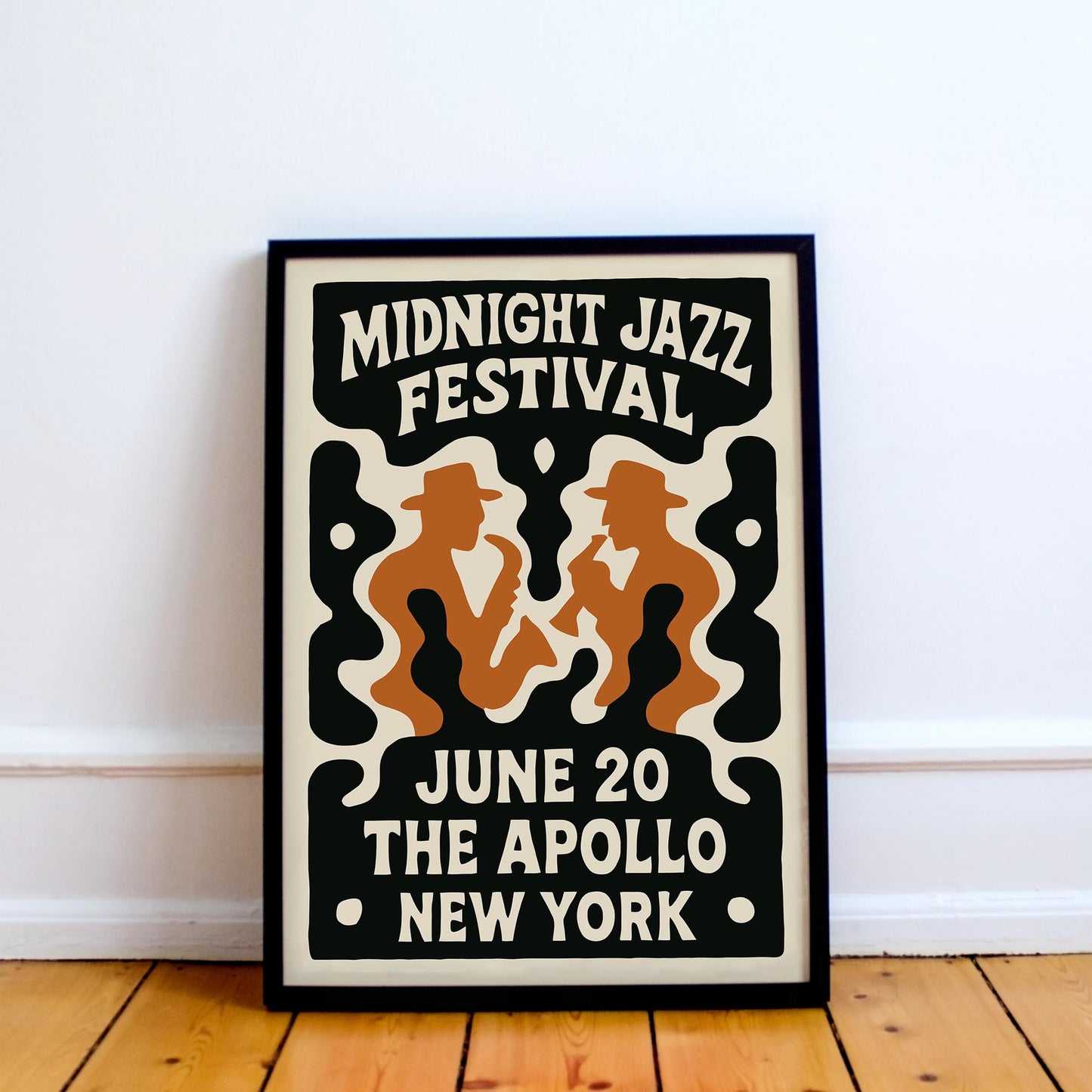 Midnight Jazz Festival Poster Print